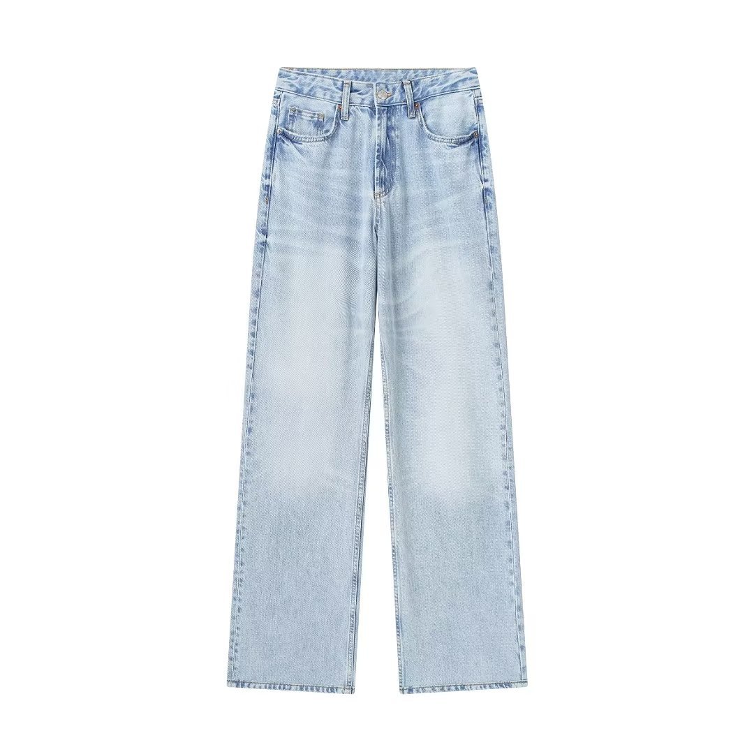 Maillard High Waist Loose Wide Legs Jeans