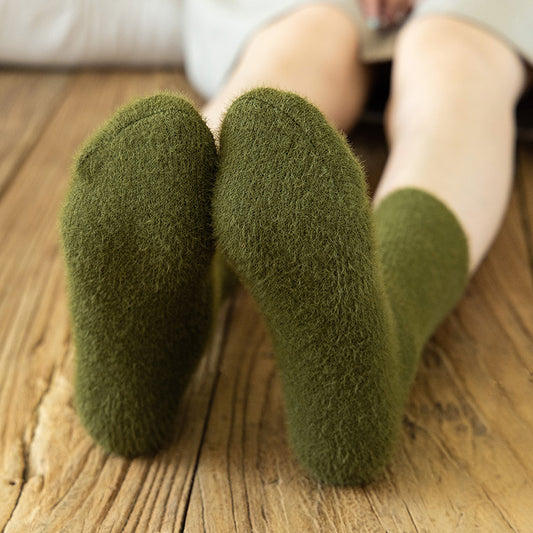 Plus Velvet Thick Warm Mink Velvet Snow Socks