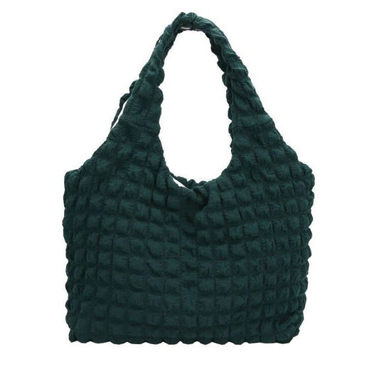 Pleated Bubble Bag Girl One-shoulder Hand Carrying