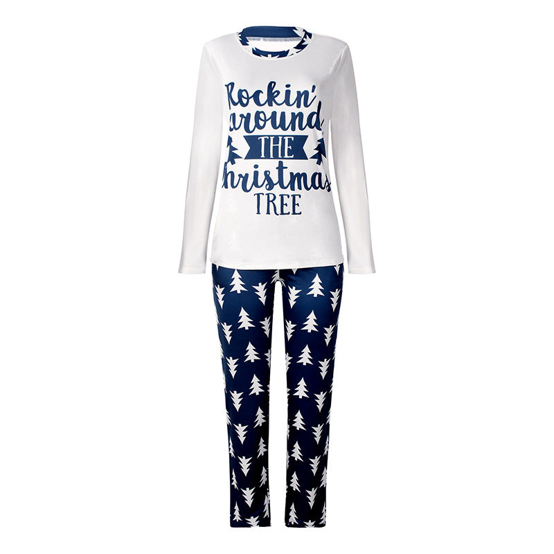 Autumn And Winter New Style European And American Fashion Printed Casual Parent-child Suit