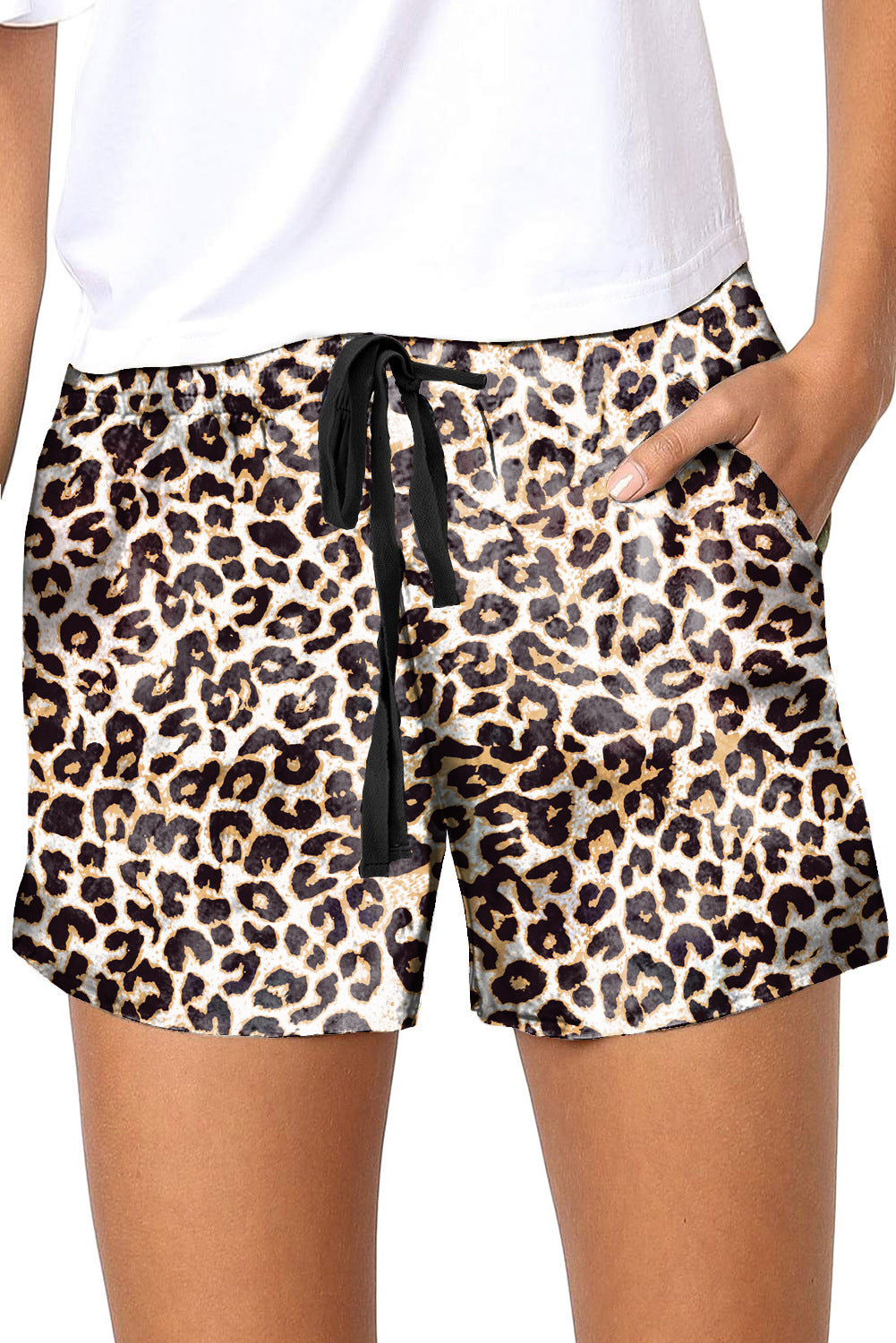 Summer Slim Tie Dye Patterned Gradient Casual Beachwear Shorts