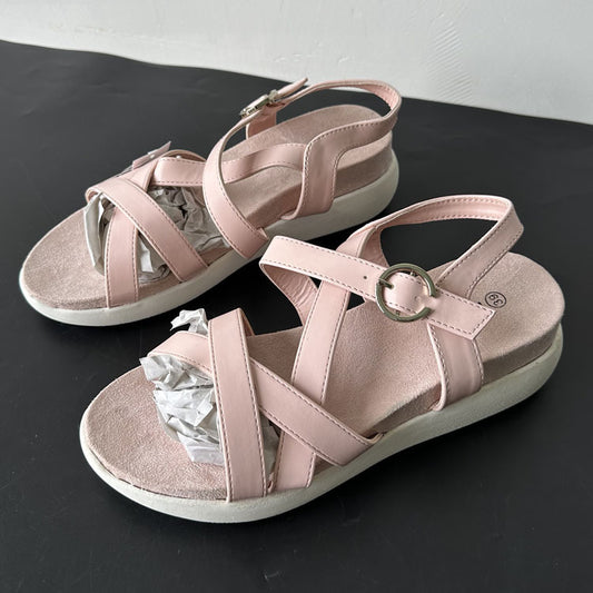 Summer New Round-toe Sandles Daily Wear Fashion All-matching Casual