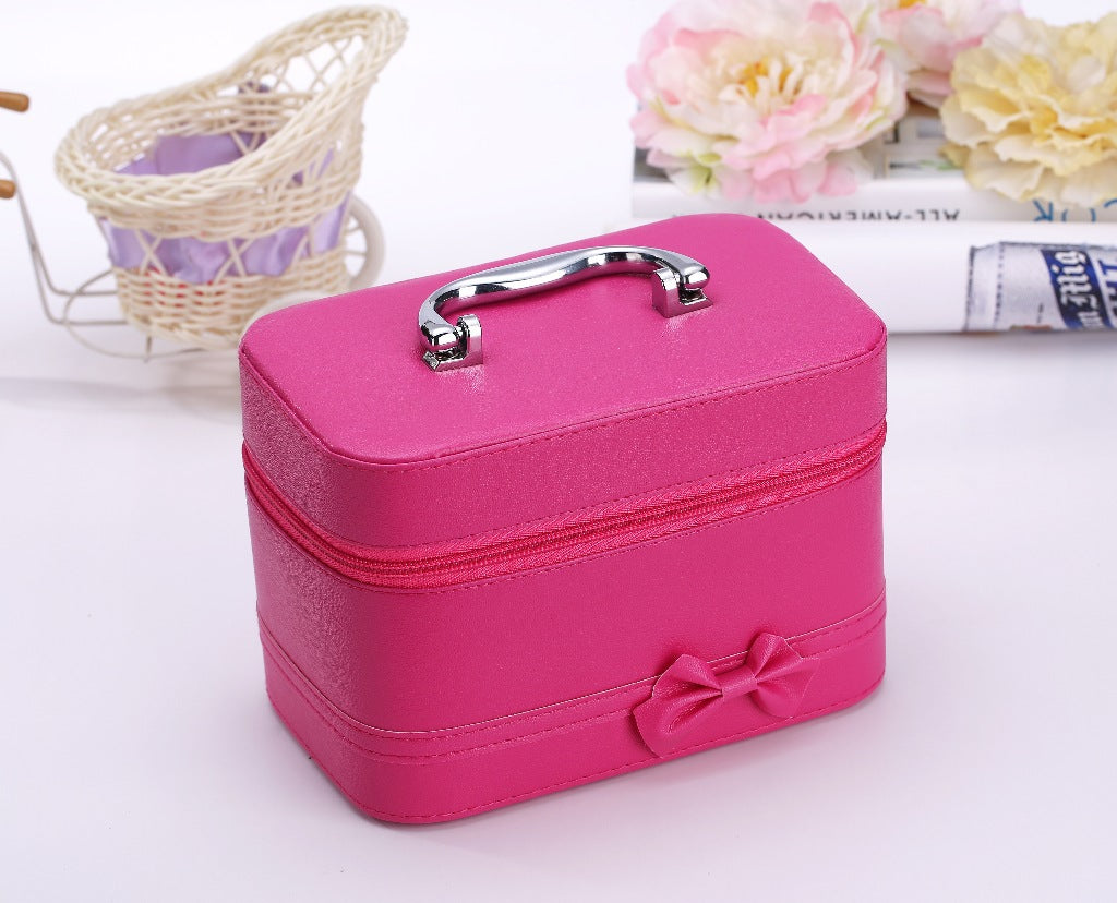 Cute And Fashionable Women's Box Storage Bag Cosmetic Case