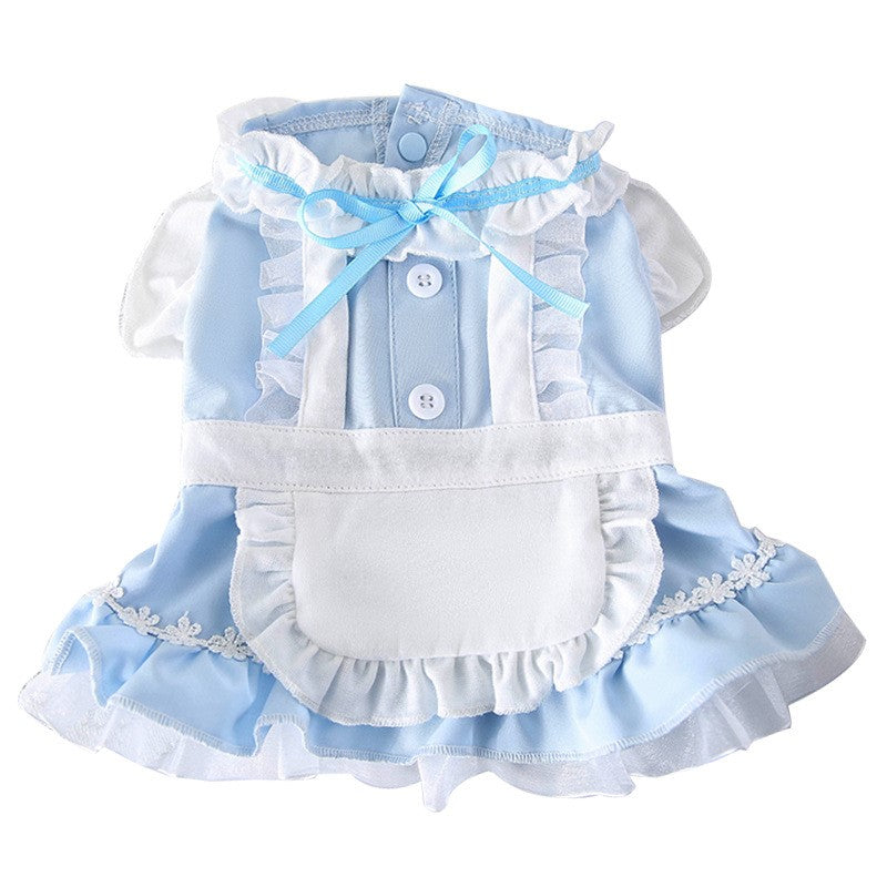 Thin Cat Princess Dress Two Feet Dog Pet