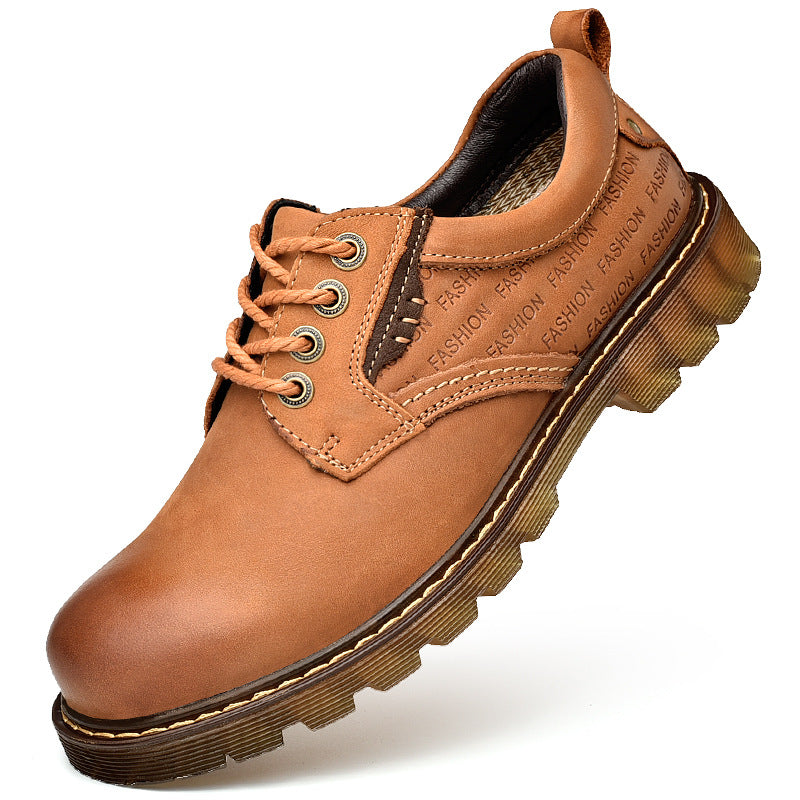 Casual Trendy Shoes Men's Low-cut Lace-up Plus Size Fashion