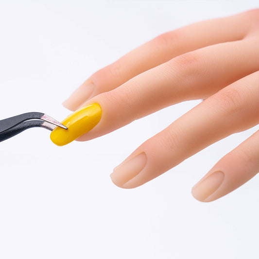 Manicure Practice Silica Gel Practice Prosthetic Hand Props Model