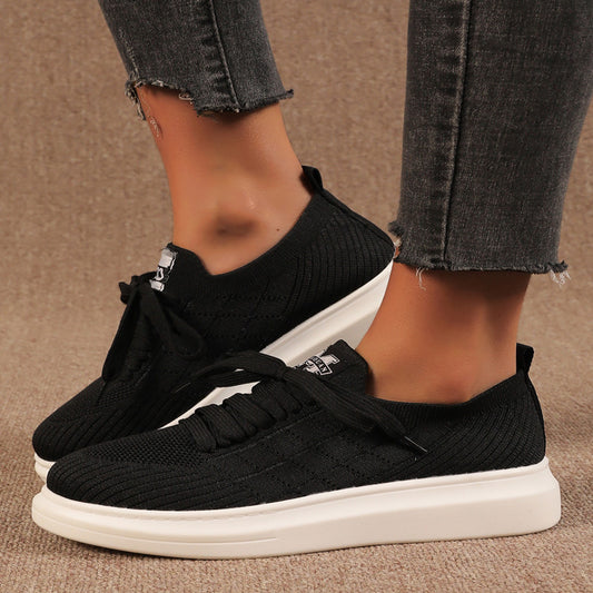 European And American Large Size Women's Flat Light Running Casual Shoes Women's Shoes