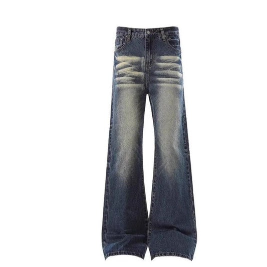 Womens Retro Flared Fashion Casual Jeans