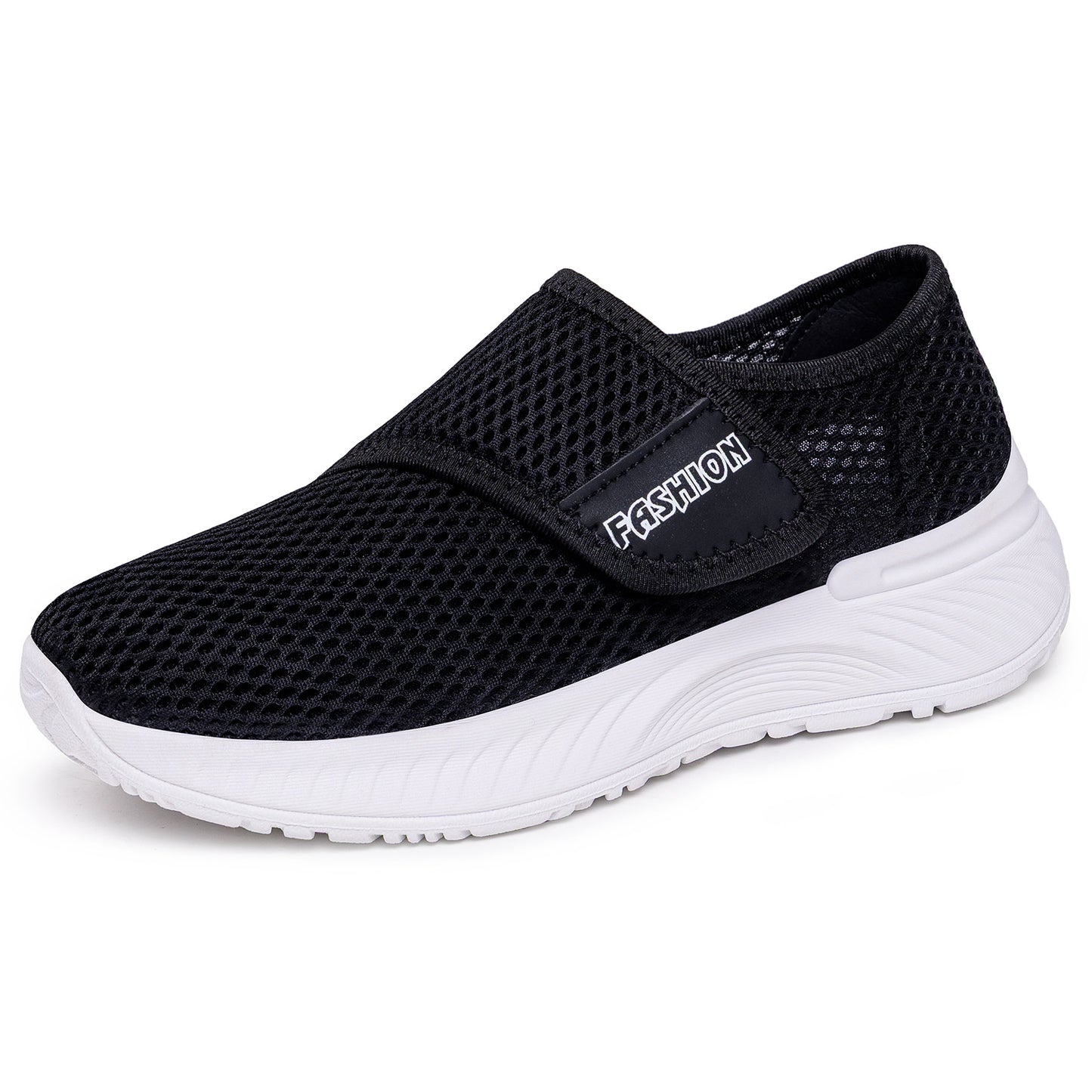 Casual Versatile Velcro Fastened Soft Soled Walking Shoes That Wont Tire Your Feet