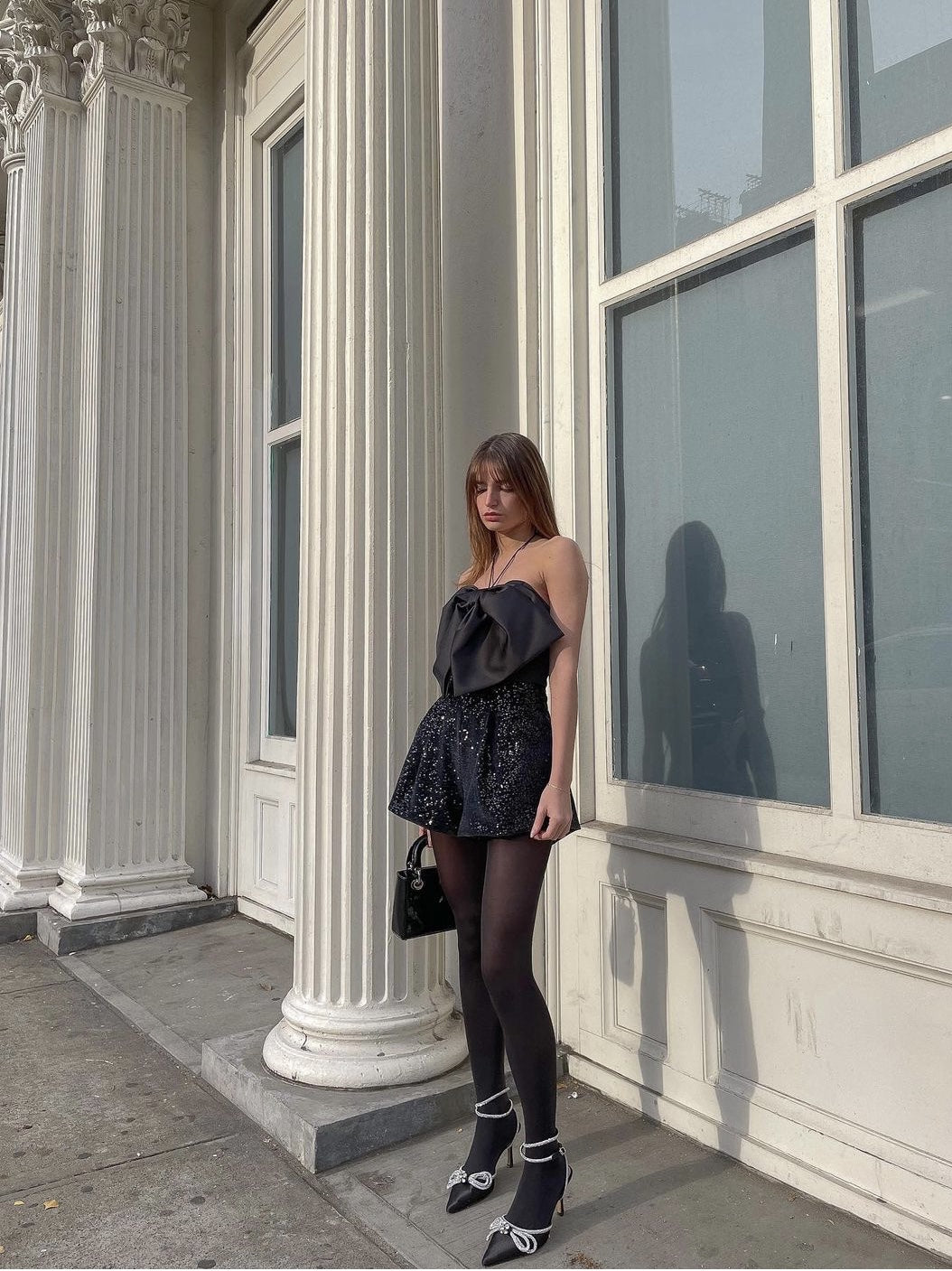 Women's Niche High Waist Black Jumpsuit