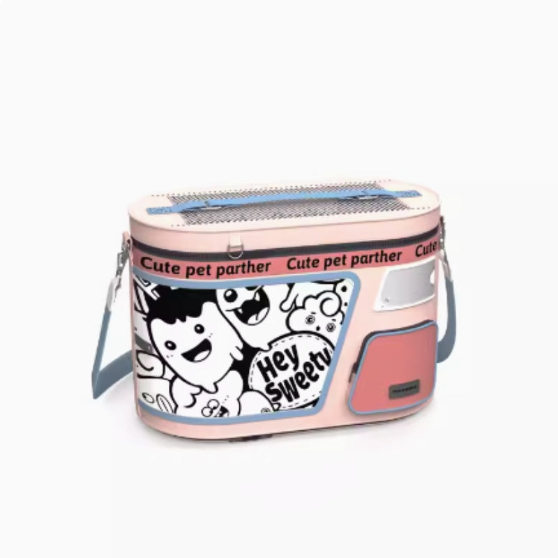 Space Capsule Cat Cage Breathable Portable Large Capacity Pet Bag