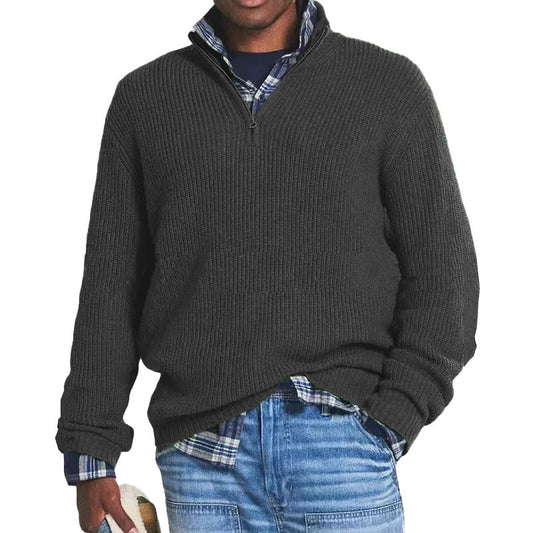 Fall Winter Men's Casual Sweater Acrylic