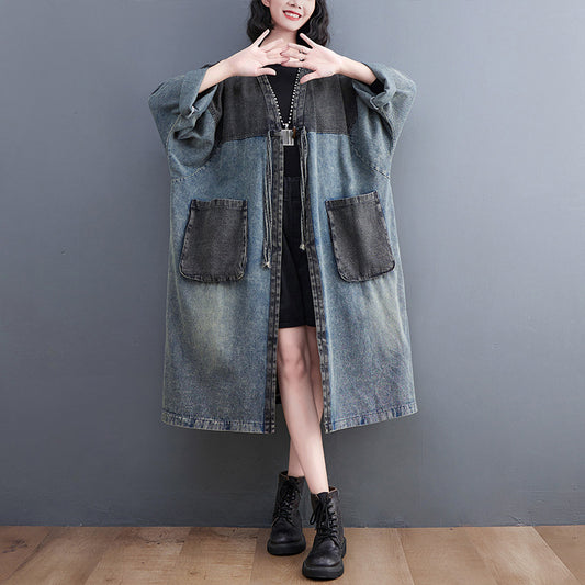 Women's Loose Long Sleeve Dress And Coat