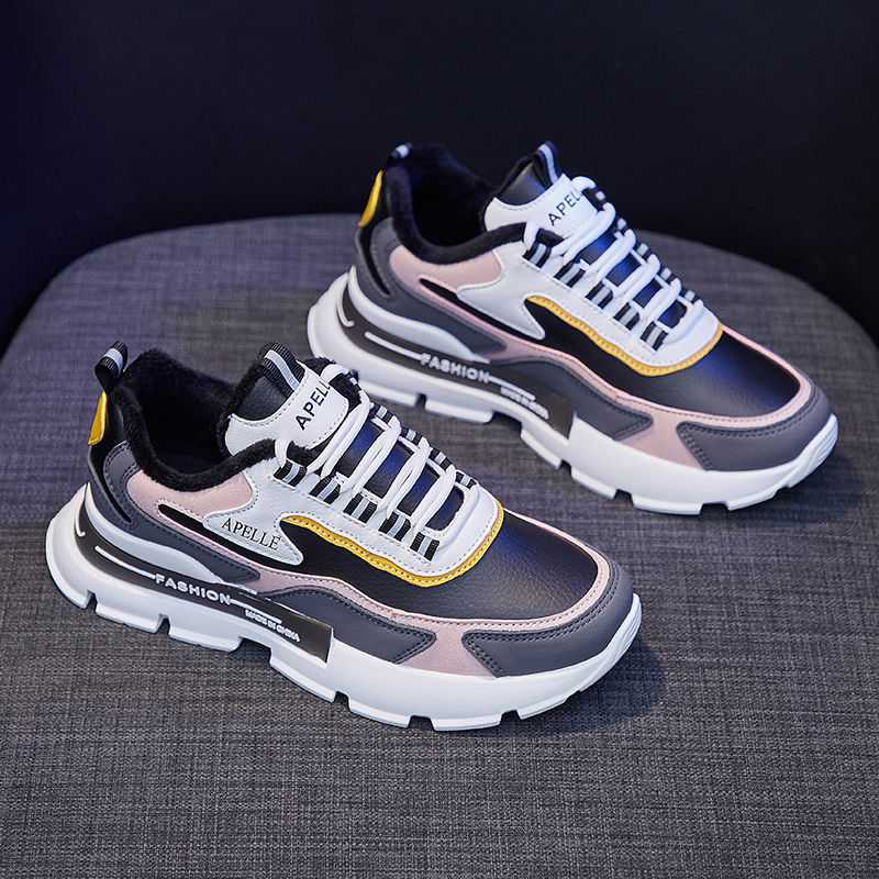 Korean Style All-match Ins Thick-soled Casual Shoes For Female Students