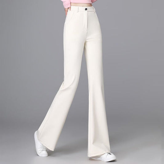 High Waist Slimming Horn Drape All-matching Casual Trousers