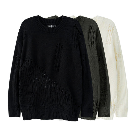 Autumn And Winter Solid Color Knitwear Couple Sweater