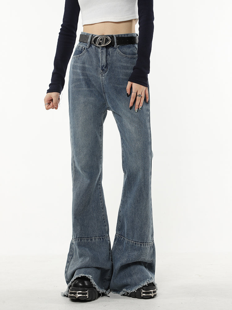 Women In Europe And America Who Design Niche Micro-flared Pants