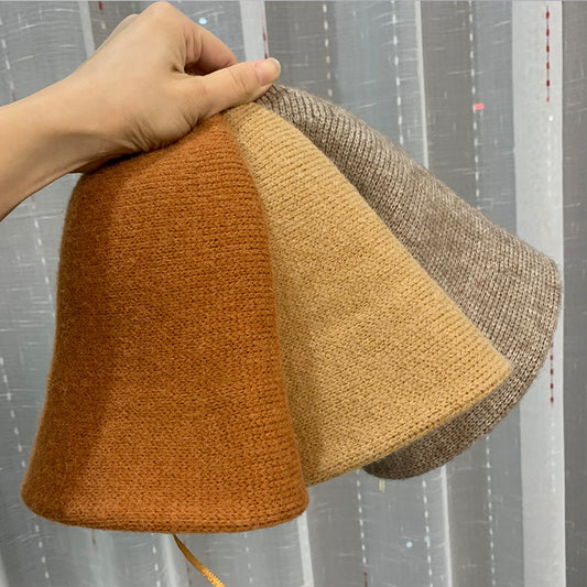 Women's Fashionable And Versatile Wool Knitted Fisherman's Hat