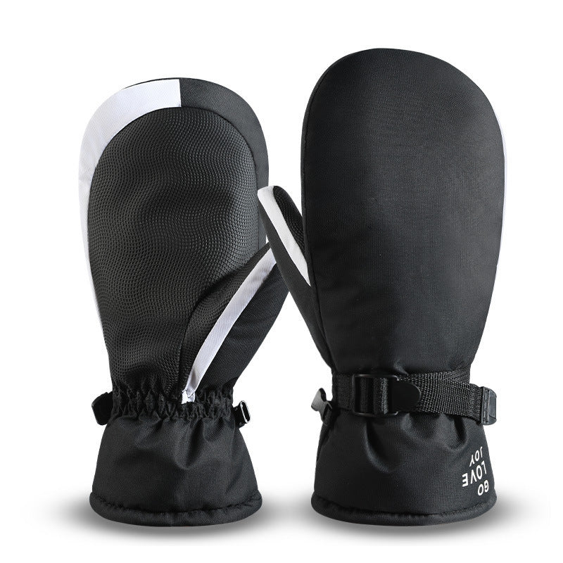 Women's Fingerless Outdoor Riding Warm Ski Gloves