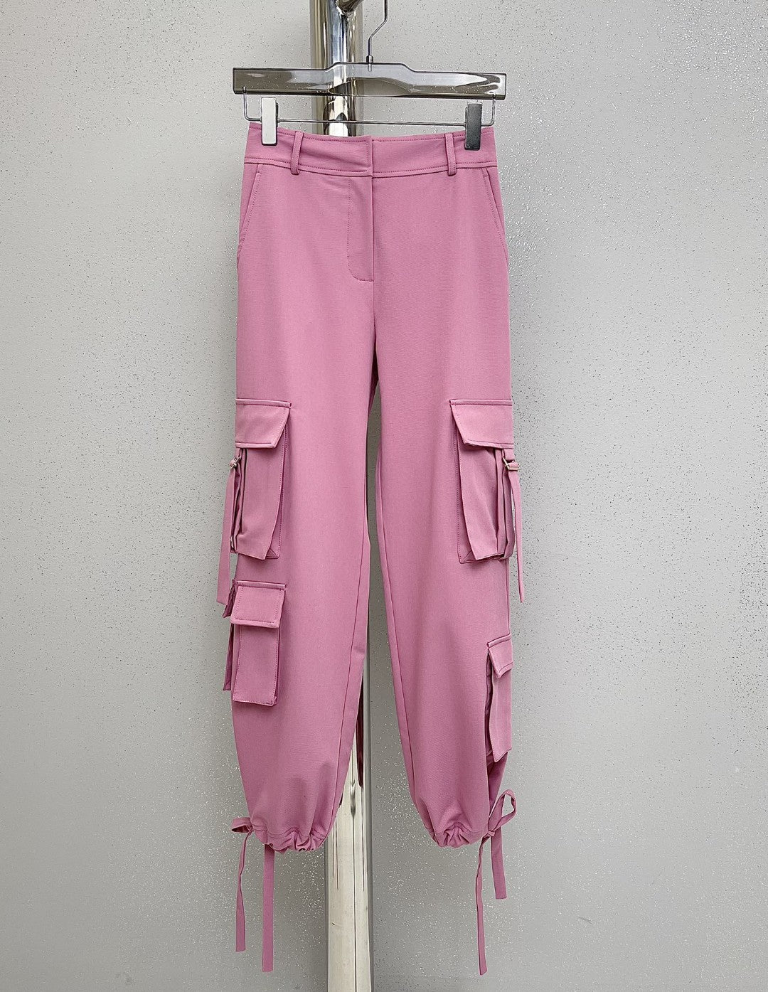 Millennium Spice Multi-pocket Straight Drawstring Cargo Pants