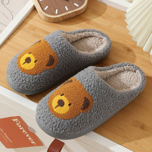 Cartoon Cotton Shoes With Thick Soles And Soft Soles
