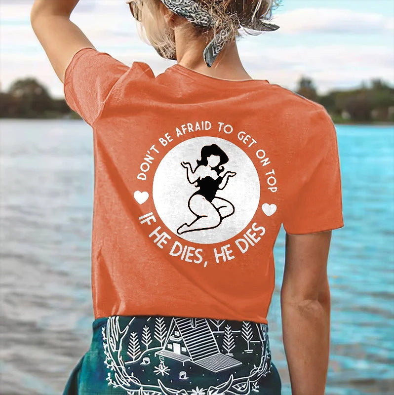 Digital Print Sport Casual Kortærmet