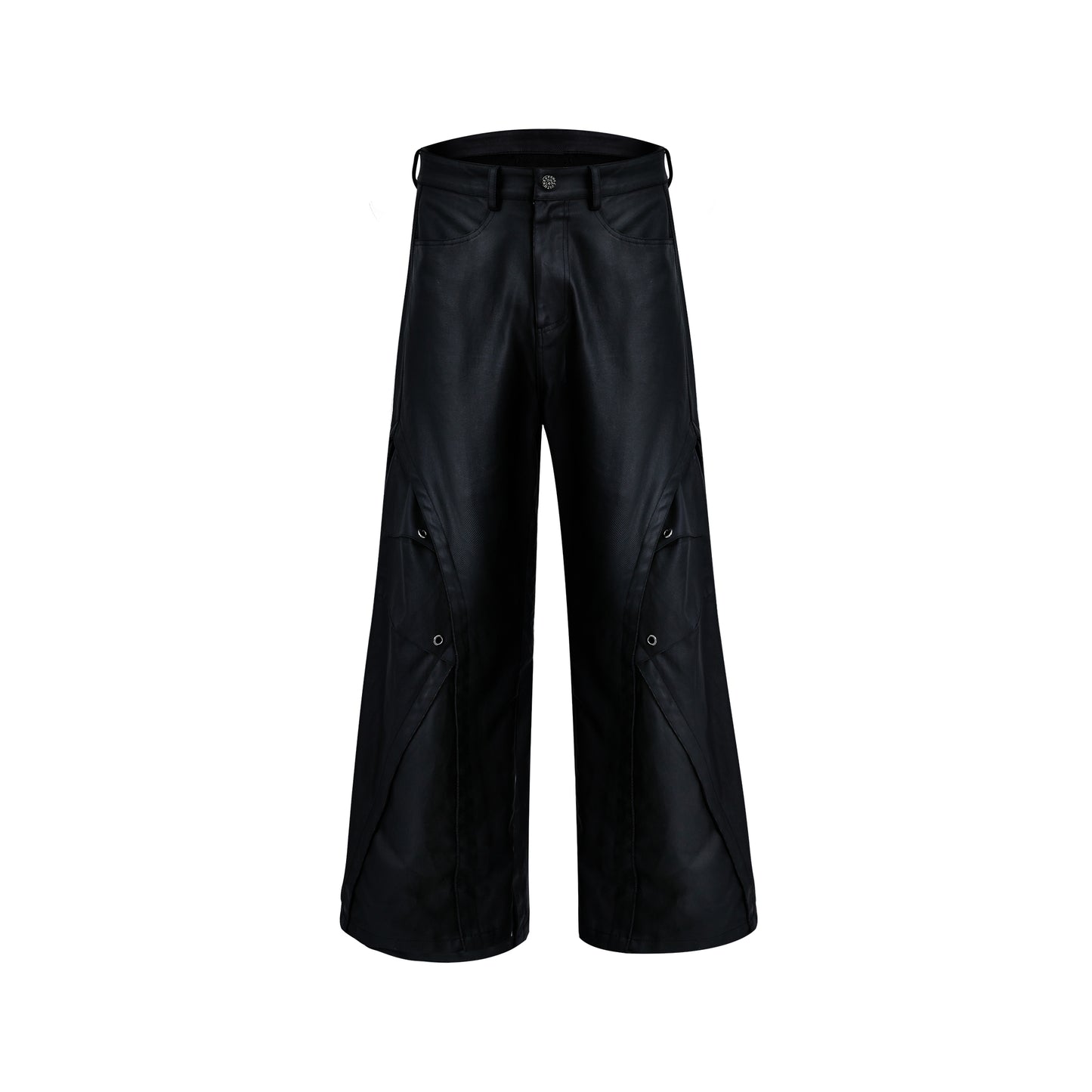 Profile Heavy Industry Hooded Leather Coat Suit