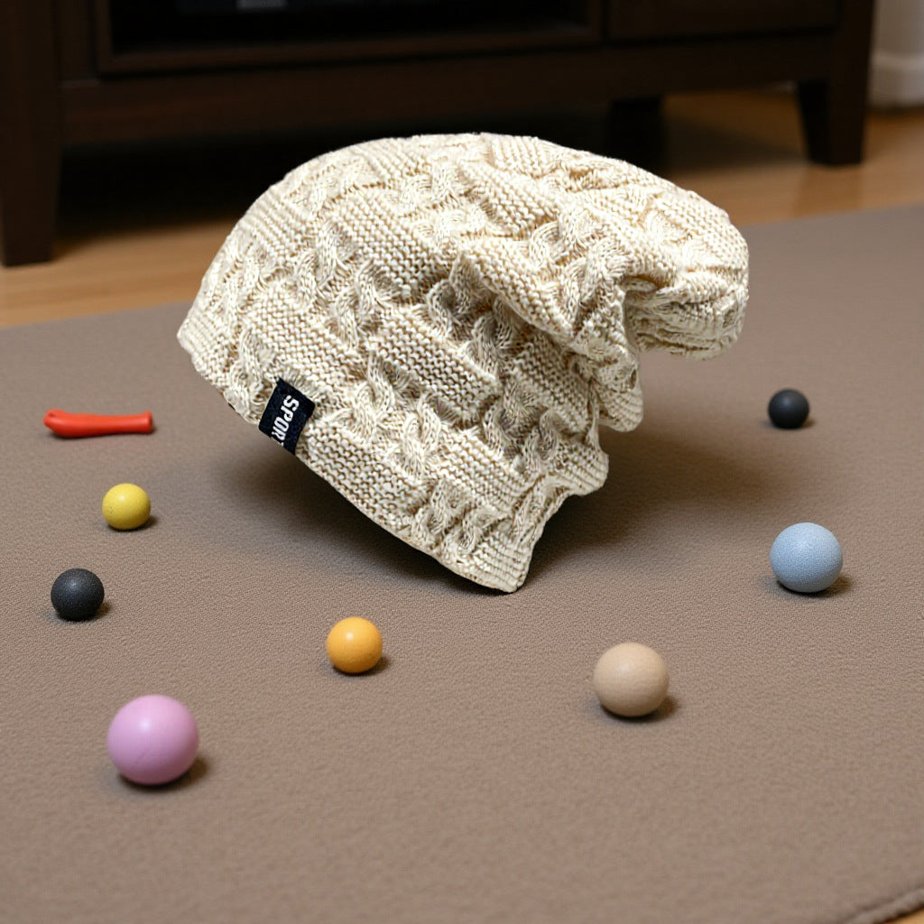 Fashionable Knitted Twist Woolen Cap