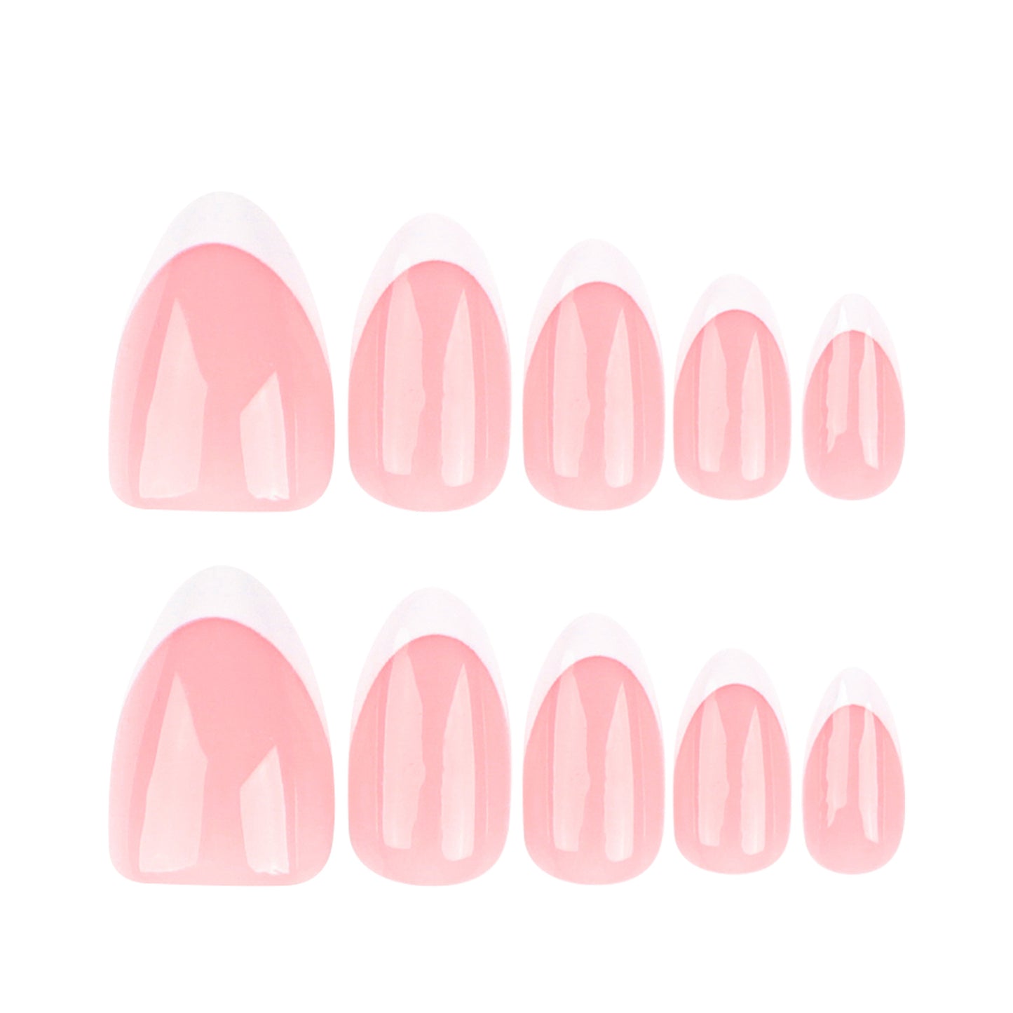 Classic French White Edge Patch Short Pointed Short Wear Nail Nail Tips