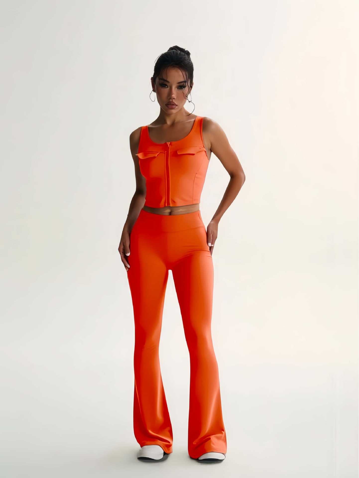 Yoga Workout Beauty Back High Waist Hip Lift Tight Belly Trimming Sports Suit