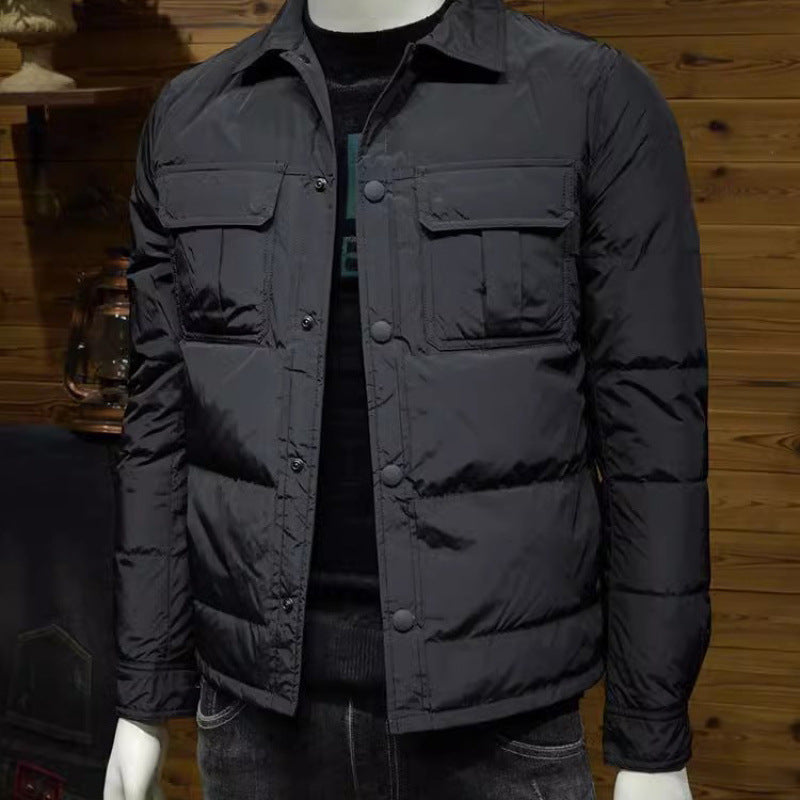 Ultra-thin Winter Cotton Dress Simple Warm Casual Jacket