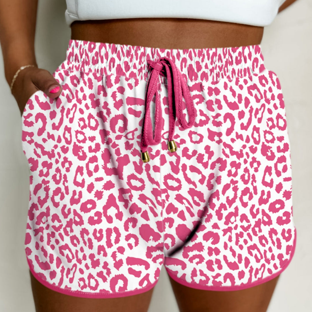 Leopard Print High Waist Casual Pants Women European And American