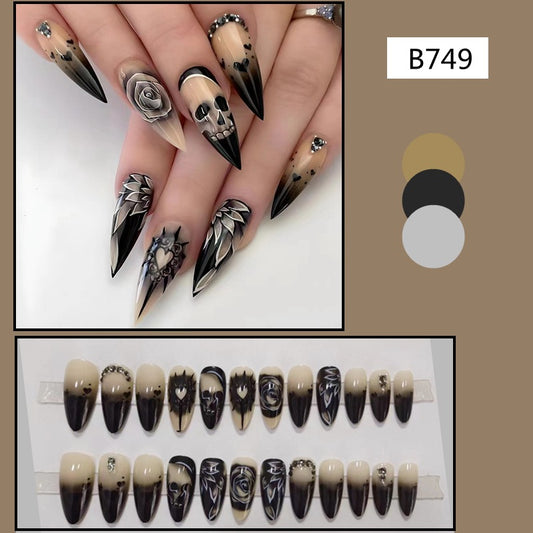 Wear Jia Wansheng Skull Pointed Long