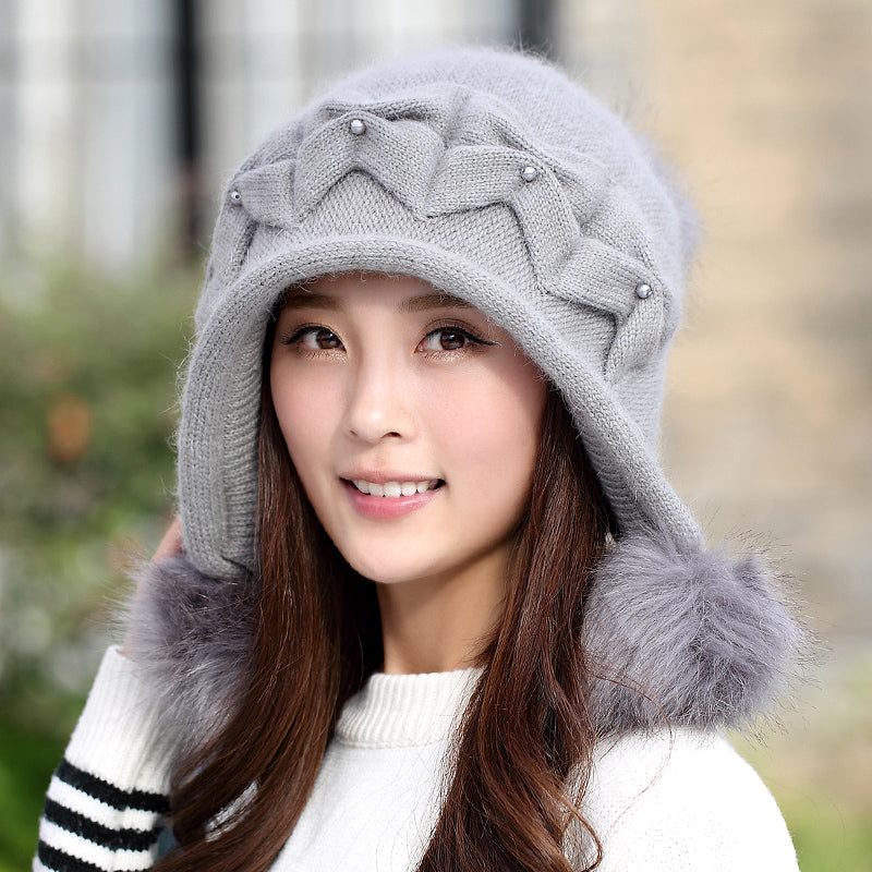 Women's Autumn And Winter Knitted Woolen Hat