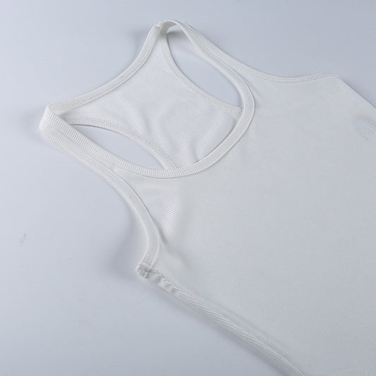 Sportsvest Afslappet Yoga Sexet Halter Kort Sports Jumpsuit