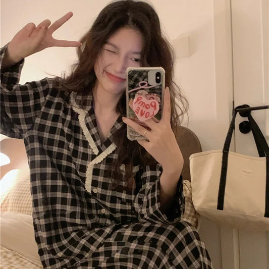 Womens Sweet Princess-Style Home Pajama Set