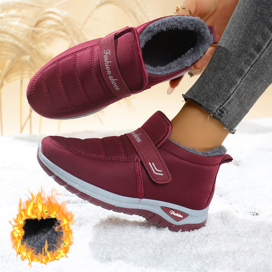 Fleece-lined Insulated Snow Boots