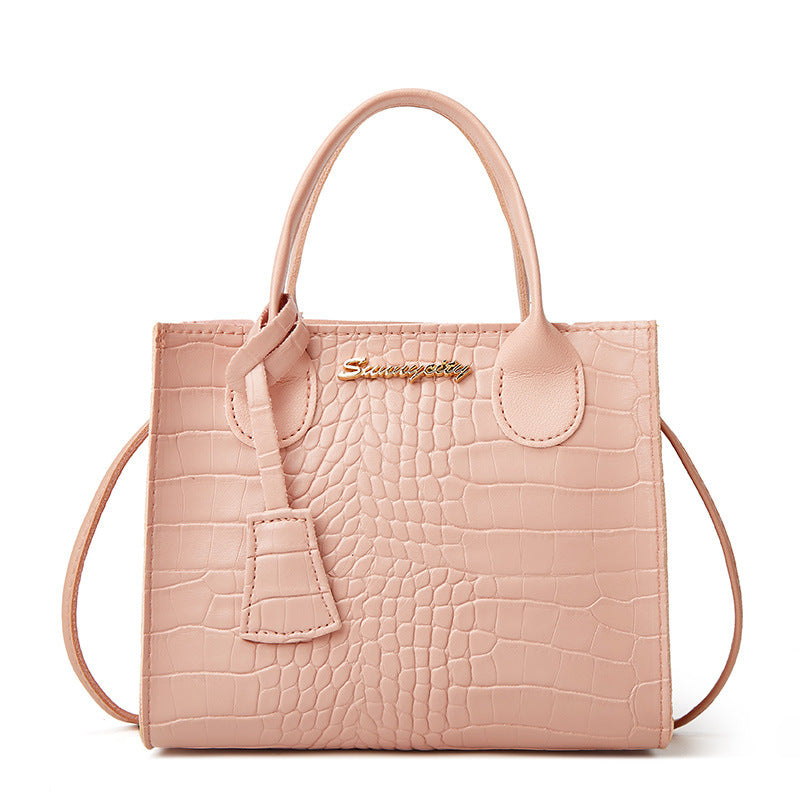 Pattern Letter Label Candy Color Pendant Birkin Bag