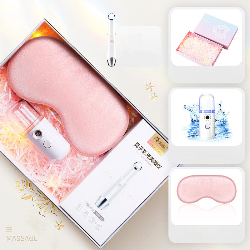 Black Eye Circles Vibrating Hot Compress Eye Cosmetic Instrument