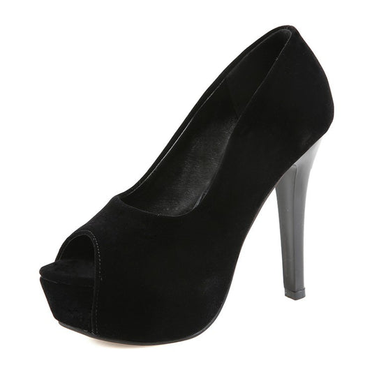 Women's Fish Mouth High Heel Sandals