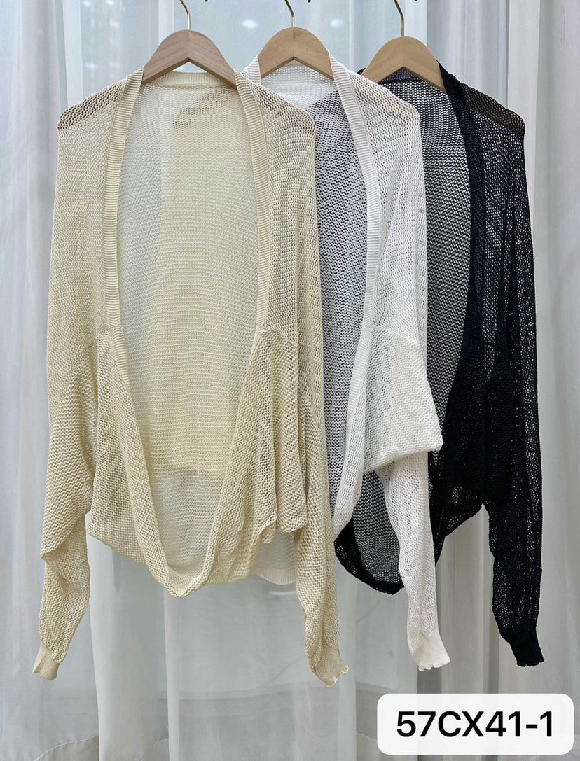 Tencel Hør Batwing-ærme Mesh Inverness Dame
