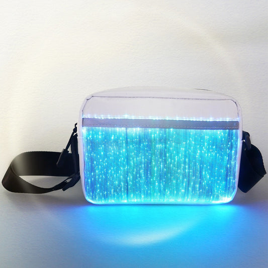 Luminous Shoulder Bag With Colorful LED Lights