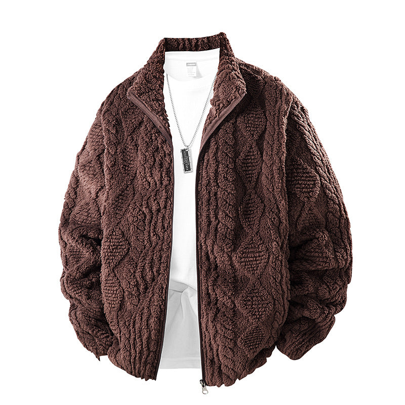 Fleece Padded Men's Warm Jacket