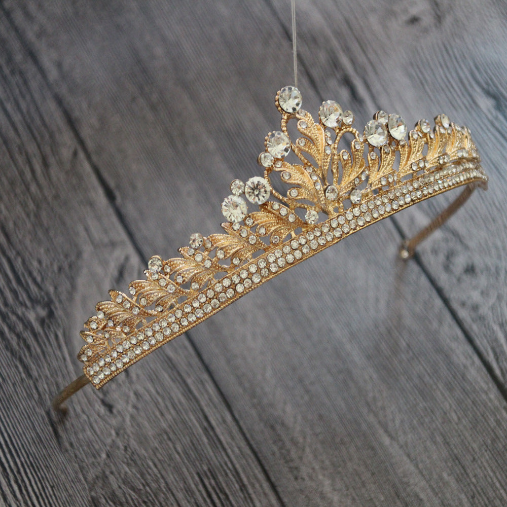 Lady's Crown Wedding Dress With Accessories