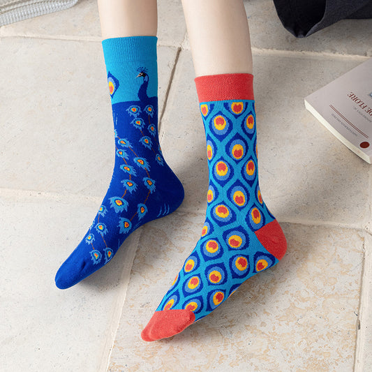 Creative Cartoon Long Tube Cotton Socks