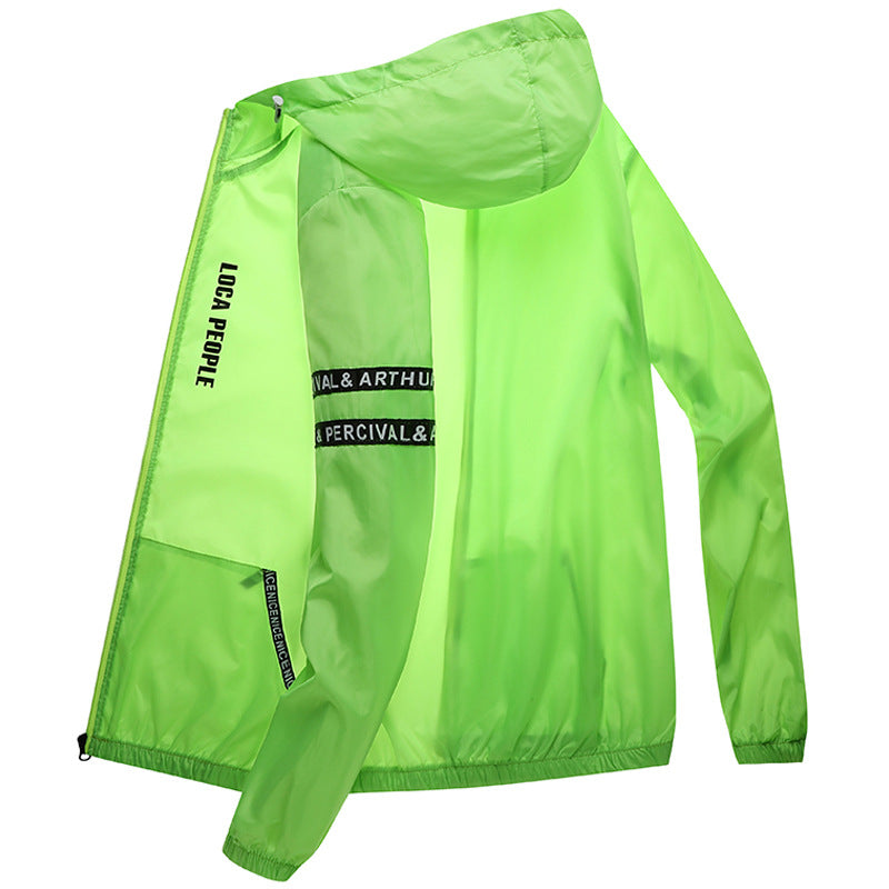 Lightweight Breathable Sun Protection Clothing Men's Jacket