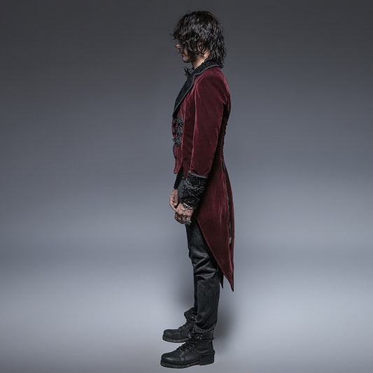 Retro Gentlemans Scissor-Tail Tuxedo Mens Coat
