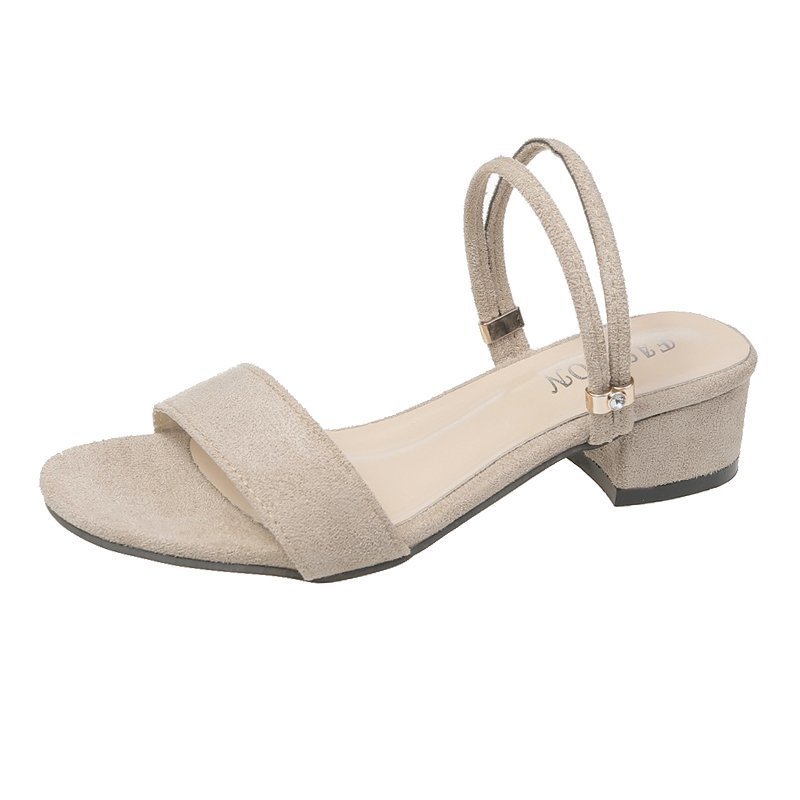 Women's Korean-style Low-heeled Sandals