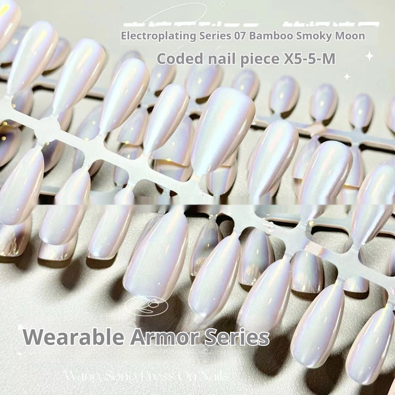 Electroplating Cat Eye 07 Bamboo Smoke Wave Moon Internet Celebrity Aurora Armor Wear Armor