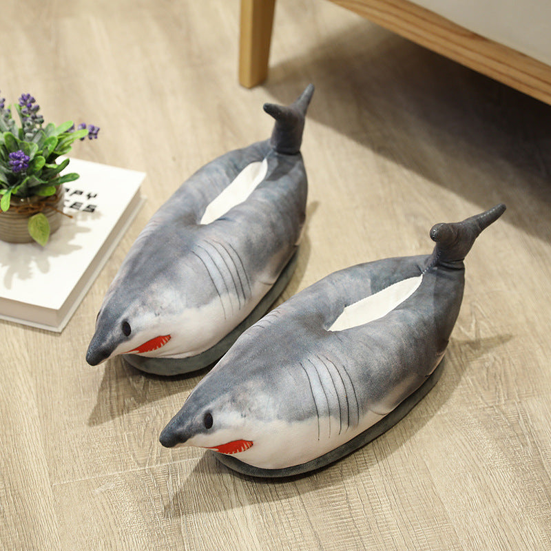 Fully Enclosed Warm Indoor Cotton Slippers